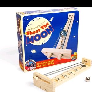 Kids Ball Drop Game - Natural Wood and Blue
